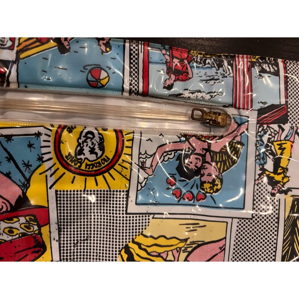 Vintage Fiorucci Comics Production Pop Art Vinyl Pouch and Wallet Set 2pc - Picture 6 of 7